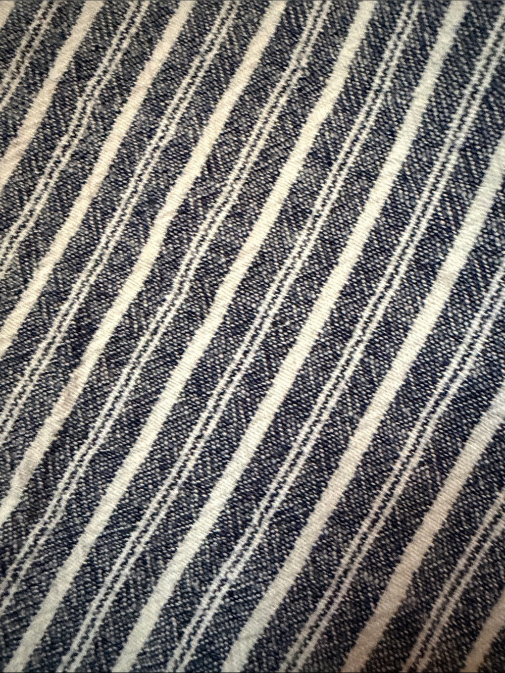 Briggs Striped Wide-Leg Womens Capri Pants - Navy/White - Picture 8 of 8